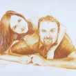 2012, Lenka&Zbynk, akryl na pape 40x50cm ($)