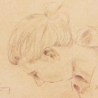 2012, Lucie, tu�ka na bal�c�m pap��e 30x20cm