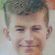 Portrt chlapce, akryl (#)