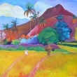 2010, Tahiti aneb po stopch Paula Gauguina, olej na pltn 92,5x67,5cm