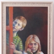 2013, Honzk a Terka, olej na desce 60x95cm (#)