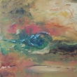 2010, Krajina u eskho Krumlova, akryl na pltn 30x30cm