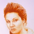 2010, Anna Netrebko, akryl na pape 24x34cm