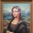 2012, Lucie aneb �esk� Mona Lisa, olej na sololitu 77x53cm